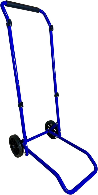 FIVESTAR 220 lb. Capacity Heavy-Duty Wheeled Recycle Cart with Steel Frame and All-Terrain Wheels and Recycle Bin Clips