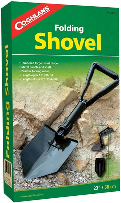Coghlan's Folding Shovel – Lightweight Collapsible Entrenching Tool for Camping, Hiking, Survival, and Emergency Use – Durable Compact Design for Outdoor Adventures (Pack of 4)