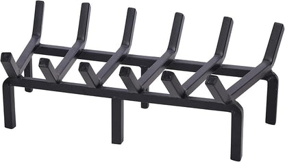 20 Inch Fireplace Grate Heavy Duty Solid Steel Fire Grate for Fire Pit Wood Log Rack Stove Firewood Holder for Indoor Hearth Outdoor Fire Pit Chimney Hearth Kindling Tool