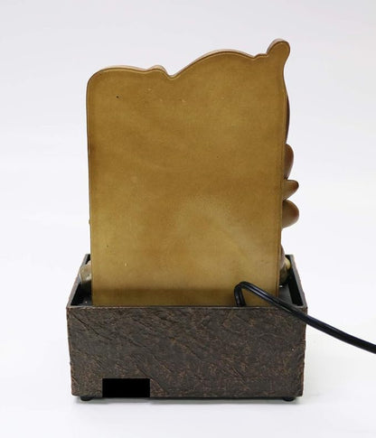Nature's Mark 9" H Inspirational Tabletop Water Fountain with Natural River Rocks and LED Lights (Power Cord Attached)