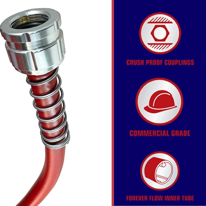 Flexon 5/8" x 150ft Farm & Ranch Garden Hose