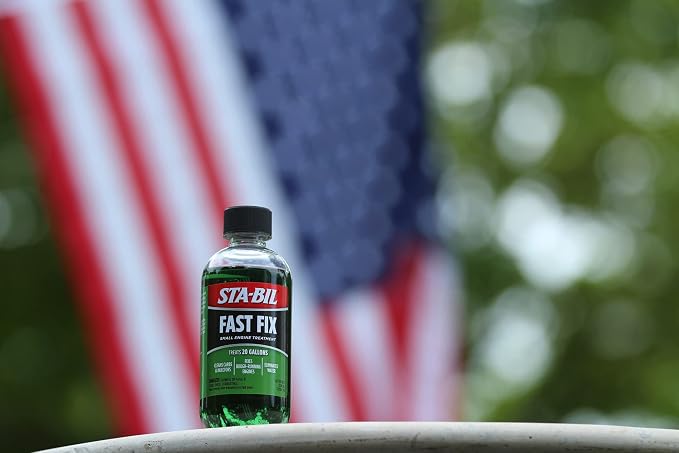 STA-BIL Fast Fix - Small Engine Treatment, Cleans Carburetors and Injectors, Fixes Rough Running Engines, Eliminates Water, Treats Up to 20 Gallons (22304), Green, 8oz (Pack of 2)