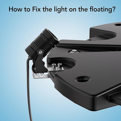 FSL01 120V AC LED RGB Color-Changing LED Fountain Light Sets, 4 Light Sets,with 100” Cord for HQUA-FS01 HQUA-FS02 Large Pond Floating Fountain