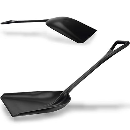 SPARTA Polypropylene Sanitary Shovel, One-Piece Food Handling Scoop, Commercial Kitchen and Bulk Ingredient Transfer Tool, 13.75" x 16.5" Scoop, Black (Pack of 3)