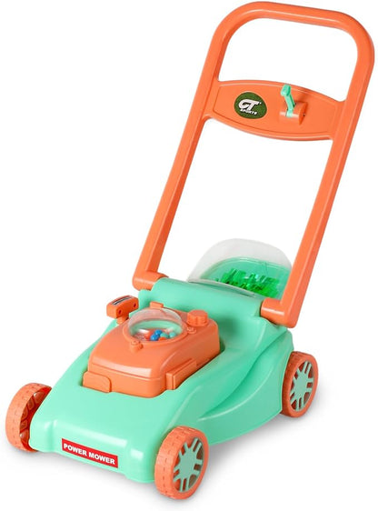 Kids Lawn Mower with Realistic Grass-Cutting Action and Sounds – No Batteries Required | Fun Outdoor Push Toy, Birthday Gift & Holiday Present for 3, 4, 5, 6, 7, 8 Year Old Boys and Girls (Green)