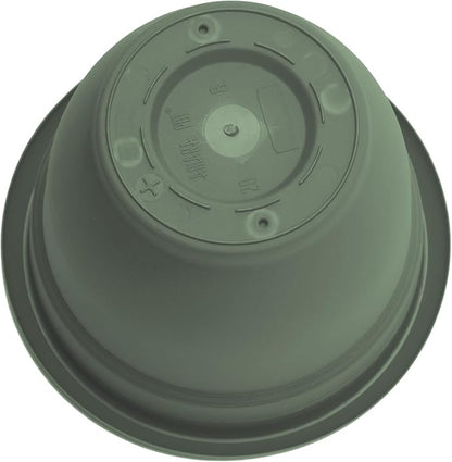 Bloem Ariana 10" Plastic Self-Watering Planter, Basil, 2-Pack | Self-watering disk at the bottom of each pot that acts as a water wick and reservoir for optimal plant health