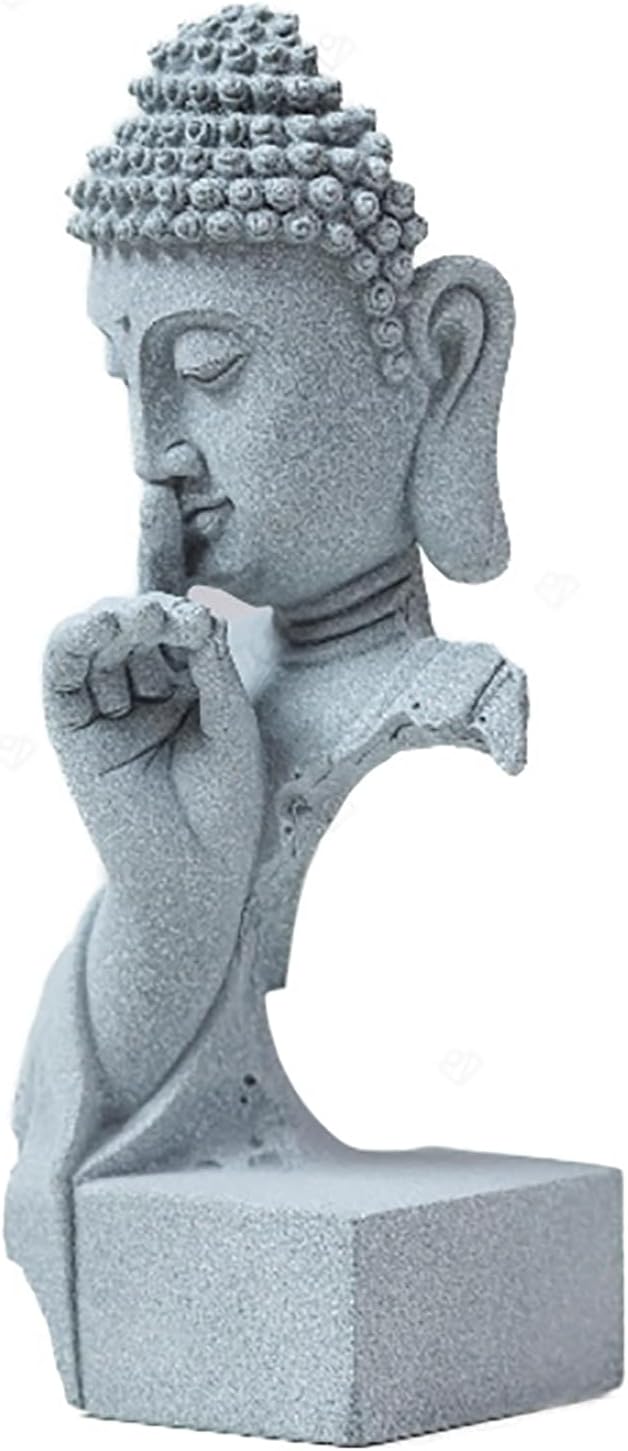 Buddha Statue for Home Decor,Meditation Figurine Indoor and Outdoor Use,Buddhist Yoga Zen Decor,Little Buddha Statue for Garden,Altar, Prayer, Juzu, Yoga, Desktop Decor Sculpture