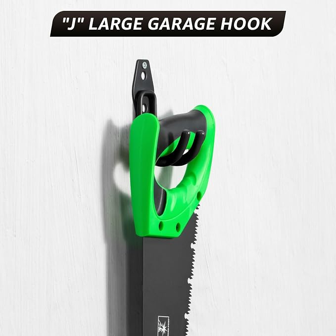 Heavy Duty Garage Hooks for Storage & Hanging Items, 30-Pack | for Hanging Bikes, Hoses, Ladders, Ropes, Garden Tools; for Garage, Warehouse, Yard, Shed