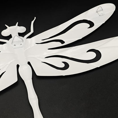 VOKPROOF Metal Dragonfly Wall Art Decor,Outdoor Fence Decor for Patio Yard Garden, Hanging Decorations for Living Room, Bedroom(4 Pack)