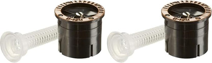 Rain Bird 12DSH Dual Spray Nozzle, 180° Half Circle Pattern, 9' - 12' Spray Distance (Pack of 2)