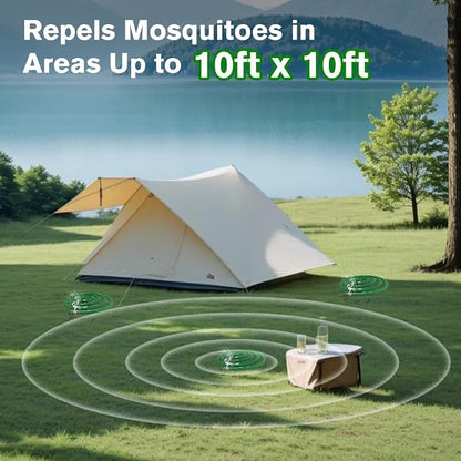 24 Extra Strength Mosquito Repellent Coils with 1 Metal Holder & 6 Stands, Citronella Incense Mosquito Coils Outdoor Patio Yard Camping Use, Long Lasting 6-8 Hrs Plant-Based Mosquito Coil Incense