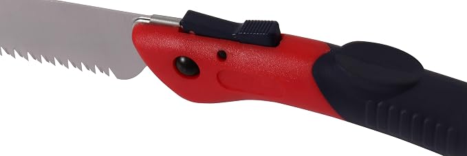 Spear & Jackson 4948PS Razorsharp 12inch Large Folding Pruning Saw, red & blue