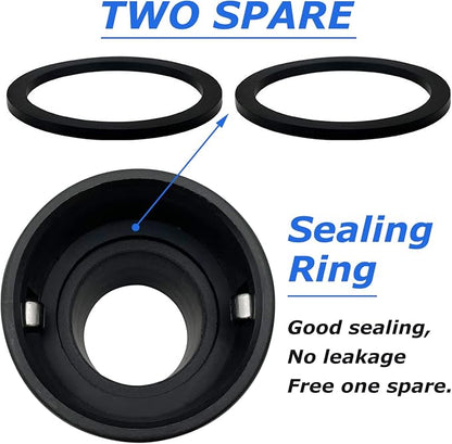 2pcs Fittings Adapter for IBC Tote Tank 275 330 Gallon Garden Hose Camlock 2 inch to 3/4 inch