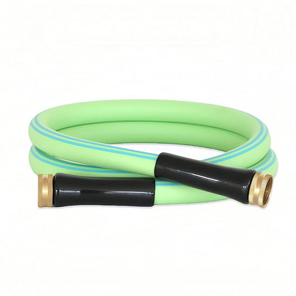 Atlantic 6 ft Female to Female Garden Hose, Green 5/8" Leader Water Hose | Perfect for Hose Reels & Dehumidifiers – with Solid Brass Connectors