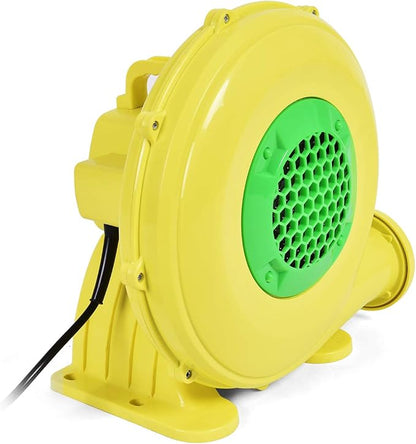 COSTWAY Bounce House Blower 480 Watt 0.64HP for Inflatable Bounce House Bouncy Castle,Yellow/green