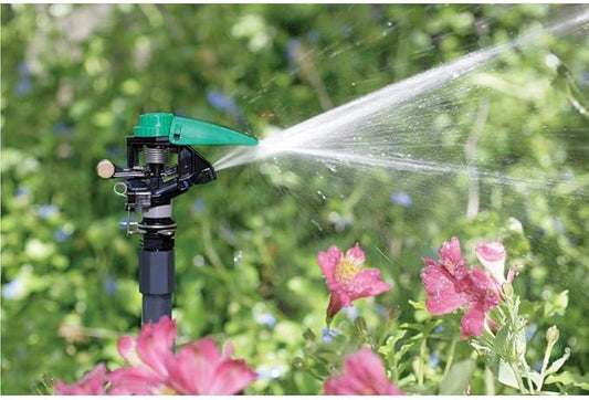 Rain Bird P5R Plastic Impact Sprinkler, Adjustable 20° - 360° Pattern, 24' - 45' Spray Distance