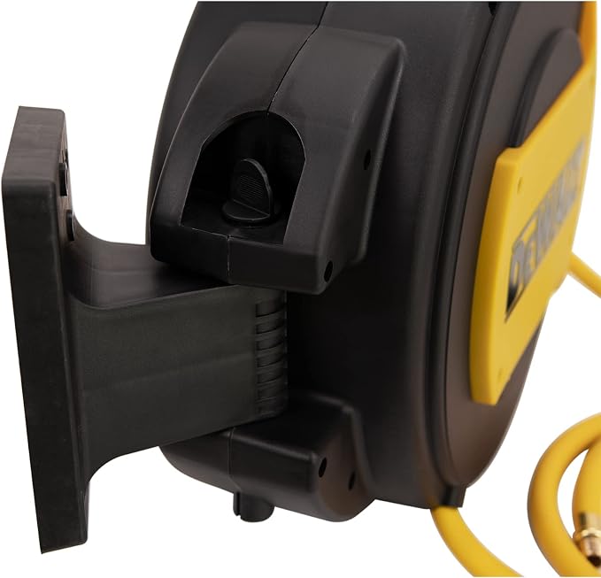 DEWALT DXCM024-0434 3/8" X 50' Enclosed Hose Reel & 25pc Industrial Coupler & Plug Kit (DXCM024-0412)