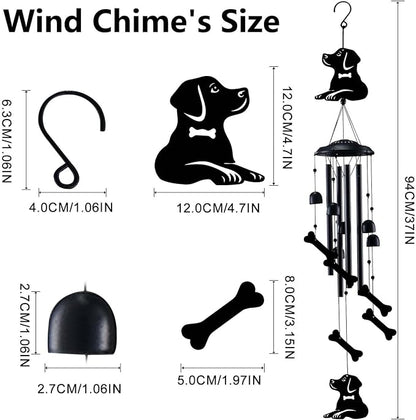 Wind Chimes for Outside, Hummingbird Deep Tone Vintage Wind Chime Outdoor Clearance, Patio Porch Balcony Decoration, Garden Hanging Decor Gifts for Women Mom Grandma