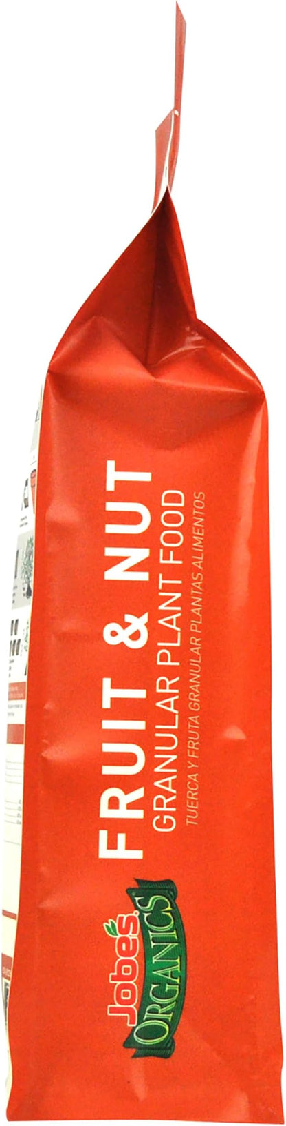 Jobe’s Organics Granular Garden Fertilizer, Easy Plant Care Fertilizer for Fruit and Nut Plants and Trees, 4 lbs Bag