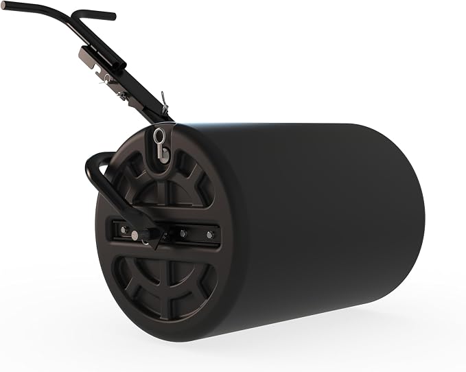 Agri-Fab 18 in x 24 in Push/Tow Behind Poly Lawn Roller, 250 lb Water Capacity with Steel Frame, Made in USA