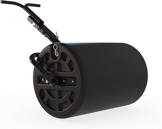 Agri-Fab 18 in x 24 in Push/Tow Behind Poly Lawn Roller, 250 lb Water Capacity with Steel Frame, Made in USA