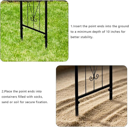 90" Garden Arbor Metal Arch Trellis for Climbing Plants | Outdoor Arbors Archway Pergola for Wedding Ceremony Party Decoration Flat Top Trellises for Rose Vine Backyard Lawn Patio
