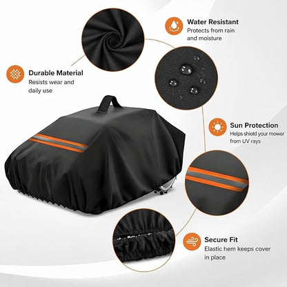 600D Robot Lawn Mower Garage Cover for Lymow One Plus 10A 2026, Water Resistant Robotic Lawn Mower Shelter for Outdoor Automatic Mowers, All Weather Protection,B