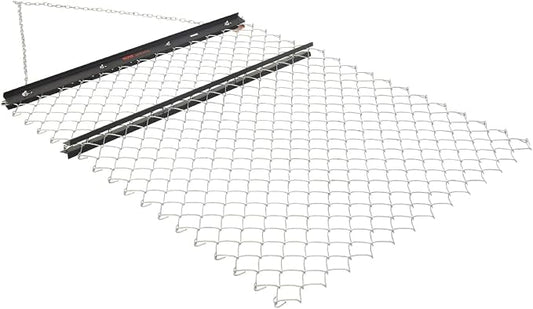 VEVOR Drag Harrow, 4 x 5 ft Chain Harrow - Made from Q235 Steel, UTV Tractor Attachments for Landscape Leveling or Sod Prepping, Durable Harrow Rake for Gravel Driveway, Farm Field Garden Black