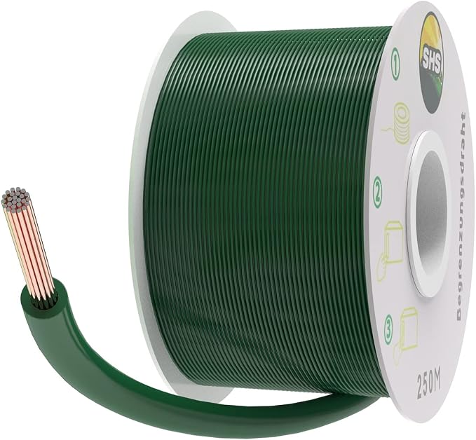 RASENFREUND 250 m Boundary Cable for Robotic lawnmowers, Lawn mowers, Accessory Set, Boundary Wire for Search Cables, Compatible with Gardena/Bosch/Husqvarna/Worx/Honda/Robomow/iMow, Diameter 2.7 mm