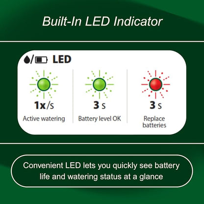 Rain Bird 1ZEHTMRS Simple-Set Hose End Timer, One Zone/Station, Battery Operated, 3/4" Garden Hose Thread, Heavy-Duty Brass Inlet, Dial with Brass Inlet