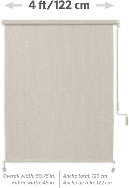 Coolaroo Outdoor Cordless Sun Blocking Roller Shade