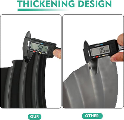 YSEJOMP 12" Tall Oval-Shaped/Elliptic Metal Raised Garden Bed Outdoor Black | 72X36X12 Inch,1 FT Tall,0.8MM Thick Galvanized Metal Painted,for Variety of Flowers,Herbs,Vegetables.with Gloves,Tool free