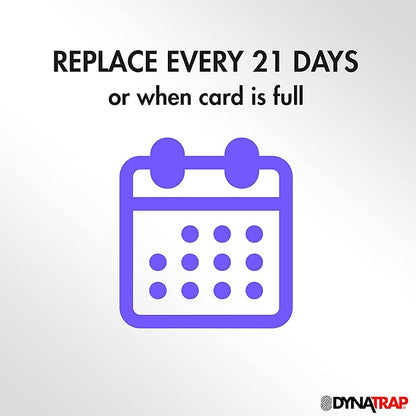 DynaTrap 23005-0612 DOT StickyTech Replacement Indoor Flying Insect Trap Glue Cards - 6 Count (Pack of 12)