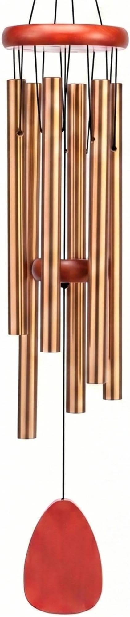 Classic Gold Wind Chimes for Outside Soothing Melodic Wind Chime 26" to Create a Zen Atmosphere. Sympathy/Memorial Gift, Indoor Outdoor Garden Patio Decoration