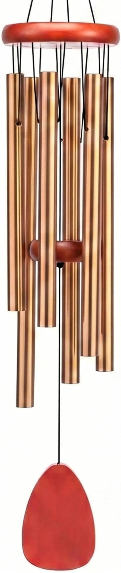 Classic Gold Wind Chimes for Outside Soothing Melodic Wind Chime 26" to Create a Zen Atmosphere. Sympathy/Memorial Gift, Indoor Outdoor Garden Patio Decoration