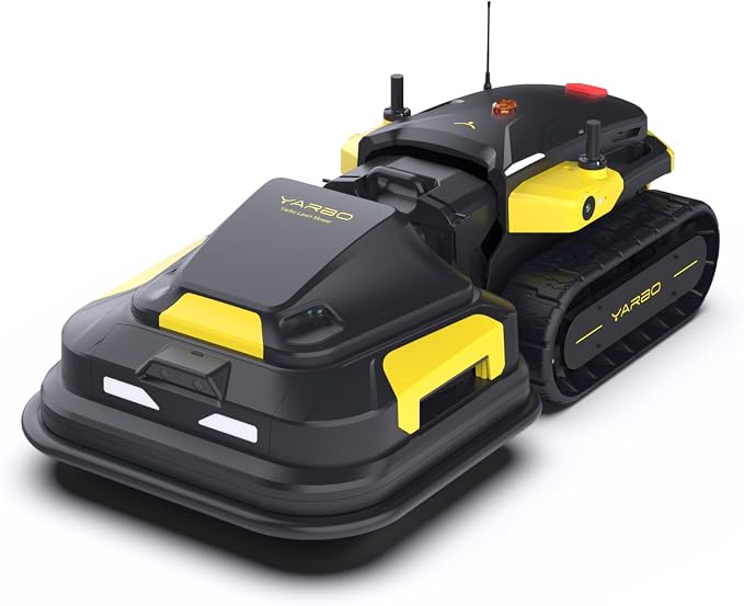 YARBO Robot Lawn Mower for Large Yard up to 6 Acres, Hands Free Operation, Perimeter Wire Free, Modular Design, 1.2"-4.0" Cutting Height, 70% Slopes, Auto Recharging, AI Vision & RTK for Navigation