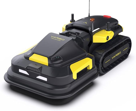 YARBO Robot Lawn Mower for Large Yard up to 6 Acres, Hands Free Operation, Perimeter Wire Free, Modular Design, 1.2"-4.0" Cutting Height, 70% Slopes, Auto Recharging, AI Vision & RTK for Navigation