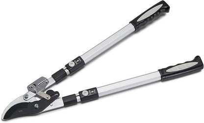 Tree Trimmer Loppers - Double Ratcheting Bypass Pruners - Extendable 26" - 40" Long Handles - Loppers for Tree Trimming Heavy Duty by Kings County Tools