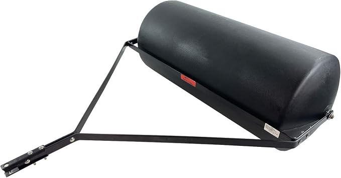 Brinly 42 Gallon 390 lb. Tow-Behind Poly Lawn Roller, 18 by 36" -Flat Black