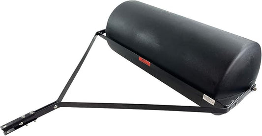 Brinly 42 Gallon 390 lb. Tow-Behind Poly Lawn Roller, 18 by 36" -Flat Black