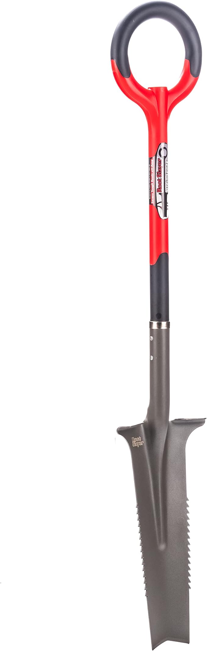 Root Slayer 22811 Drain Spade for Trenching & Landscaping, Red