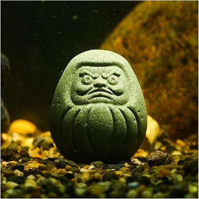 Aquarium Buddha Statue Japanese Fish Tank Stone Statues Bonsai Figurines Zen Garden Feng Shui Praying Decoration