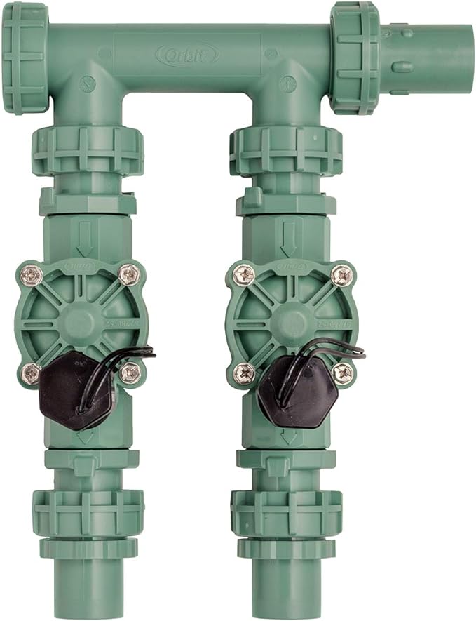 Orbit 57250 2-Valve Heavy Duty Preassembled Manifold