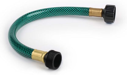 Garden Hose Leakproof for Gardener: 1/2” PVC Water Hoses with GHT Fittings - 1 FT No Kink and Flexible for Outdoor | For Homeowners Connecting Hose Reels Planter Corners And Close Garden Setups With A Very Short Link