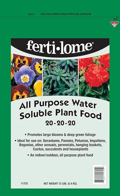 Fertilome (11725) All Purpose Water Soluble Plant Food 20-20-20 (12 lb.)