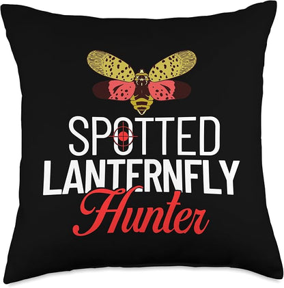 Spotted Lanternfly Trap Insect Spray Lantern Fly Throw Pillow