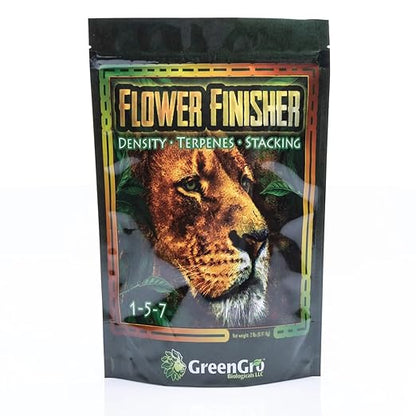 GreenGro Flower Finisher - Organic NPK Fertilizer & Big Bloom Booster for Plants in Flower/Ideal Nutrients to Maximize Yields/P-K Booster Phosphorus Fertilizer/Denser & Bigger Buds (10 lb)