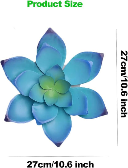 MEJENYY 2 Pcs Metal flower Wall Art Decor