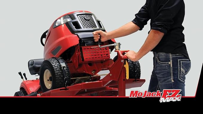MoJack EZ MAX 45001 Residential Riding Lawn Mower Lift - 450 Pound Lift Capacity, Zero Turn Radius Mowers, for Safe & Efficient Maintenance