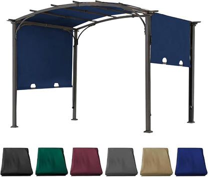 85''x 208'' Universal Doubleton Steel Pergola Replacement Cover for Pergola L-PG080PST, (Navy Blue)